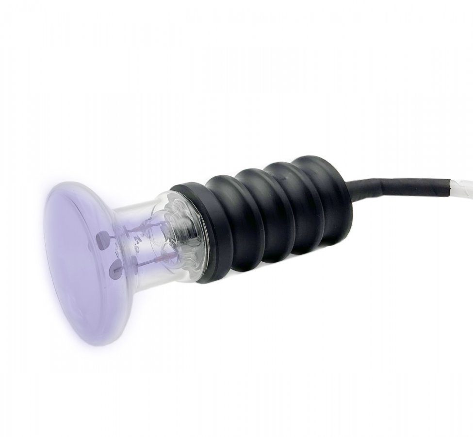 Rife Tube Curved Violet - Click Image to Close